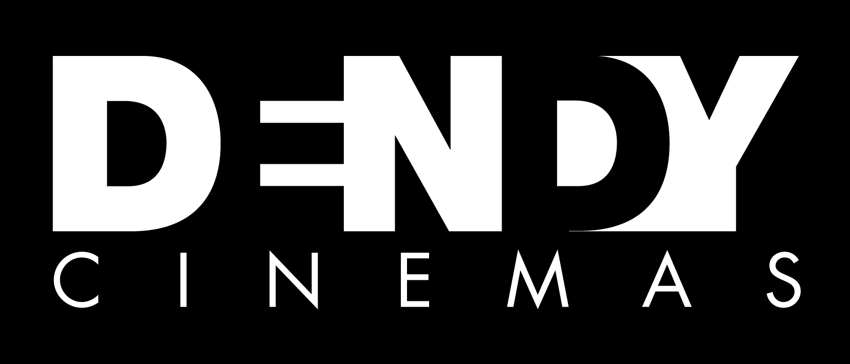 A black and white text that says "Dendy Cinemas"