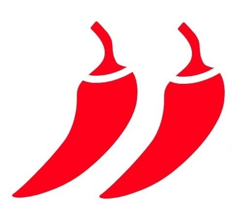 A two red chili illustration