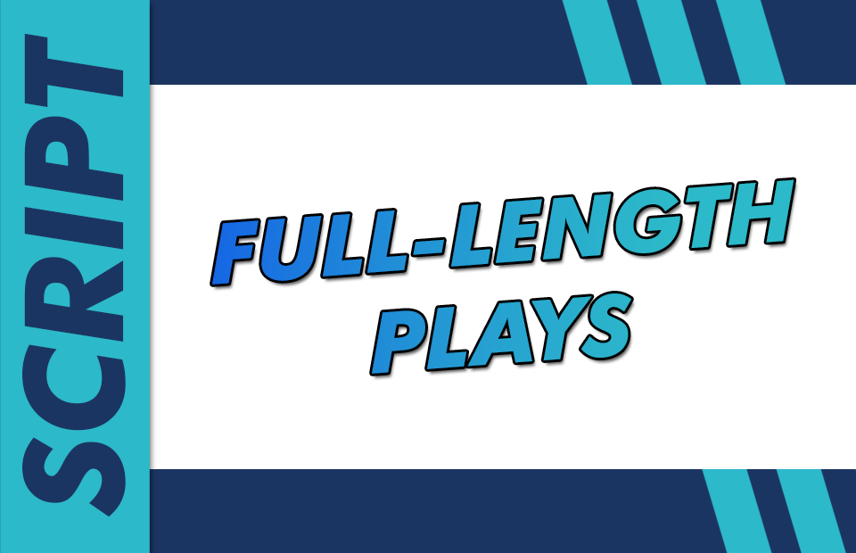 Blue text that says "10-min Monologues"