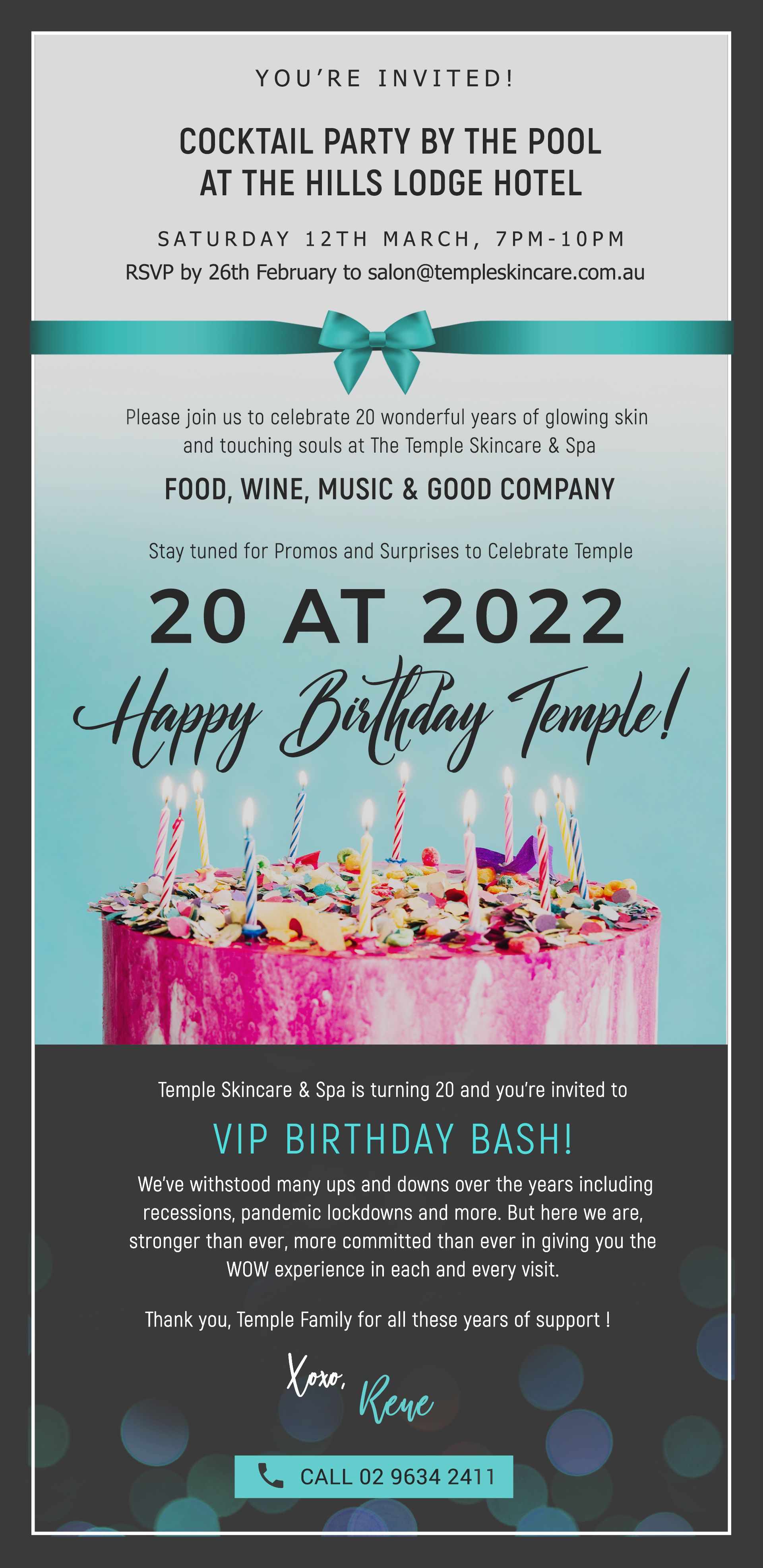 Temple at 20 in 2022