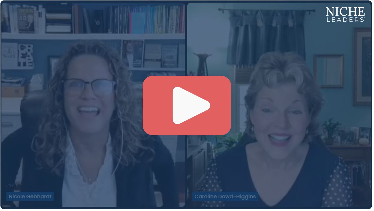 Caroline Dowd-Higgins with Nicole Gebhardt