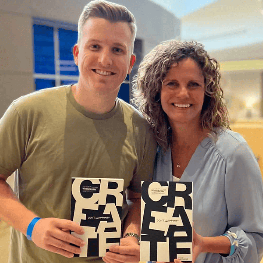 Nicole Gebhardt with Eric Thayne