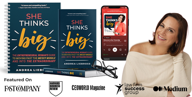 Andrea Liebross, author of She Thinks Big