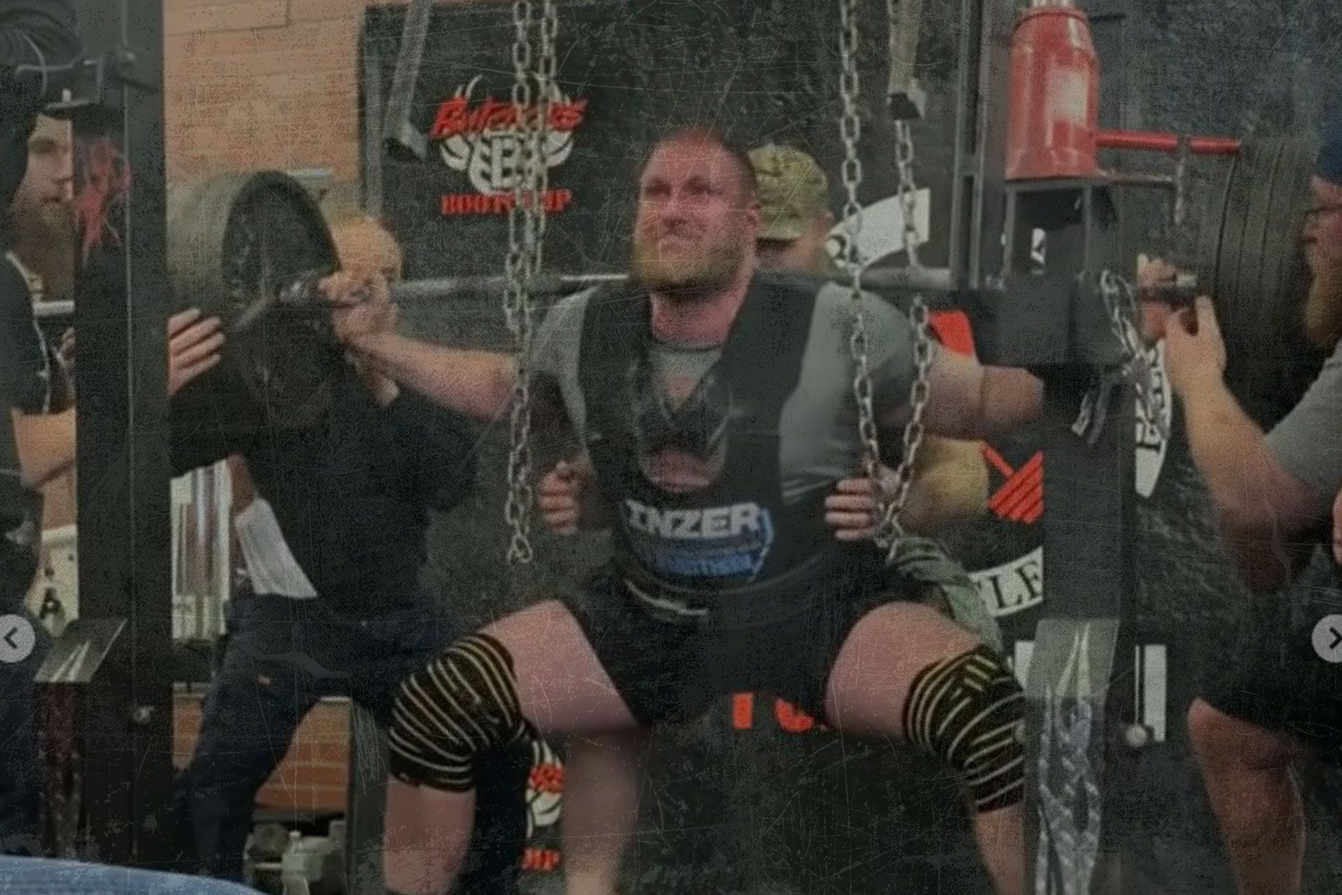 Happy Young Kids Training at the gym 