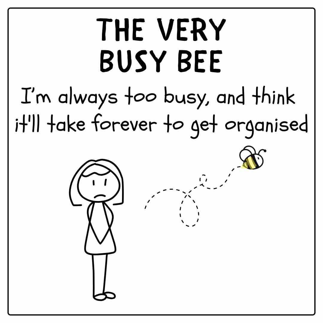 The Very Busy Bee with a bumble bee 