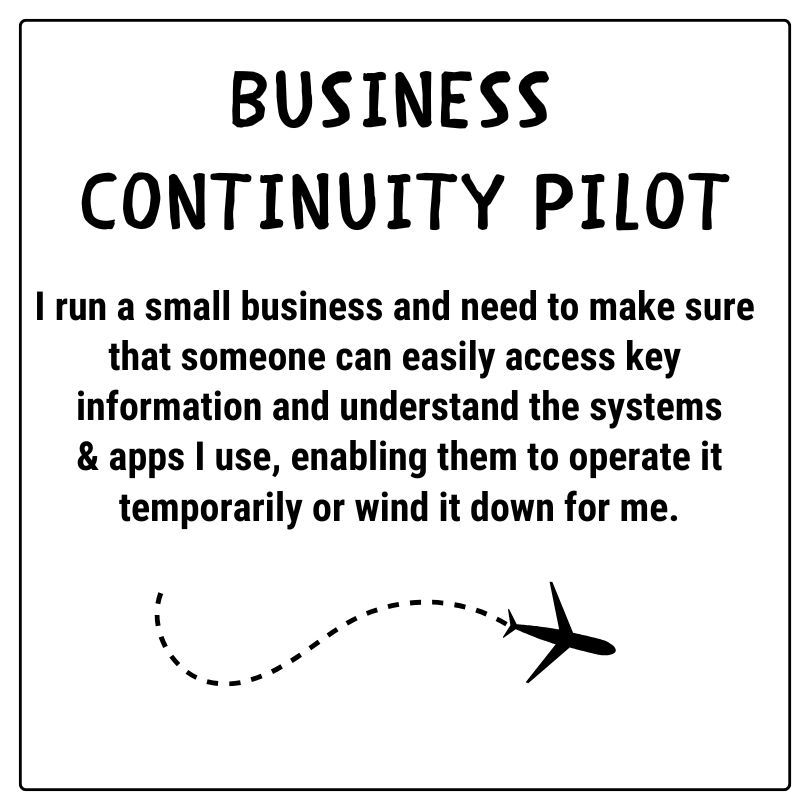 Partners in Command - Back up for when you run your business solo or with just another or two