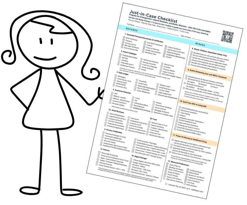 Your Just-in-Case Checklist