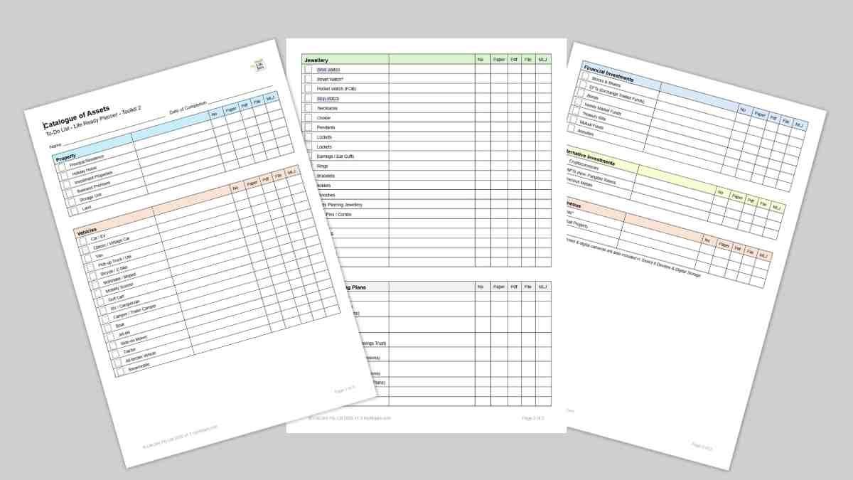 To-Do Lists to save & print or copy & edit