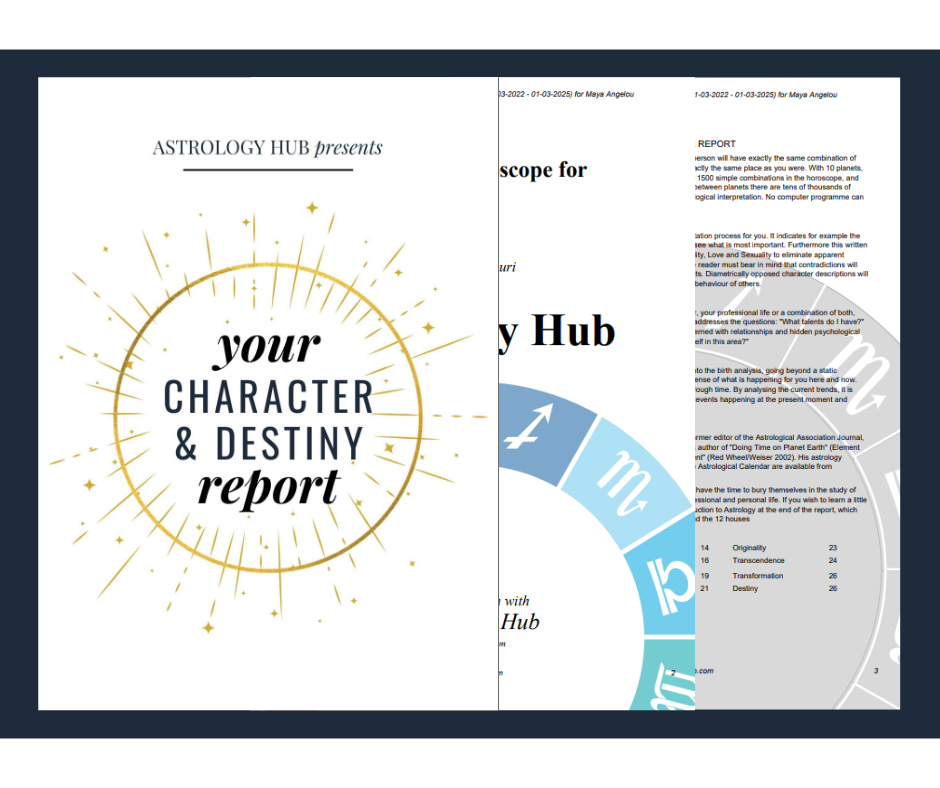 Personalized Character and Destiny Report