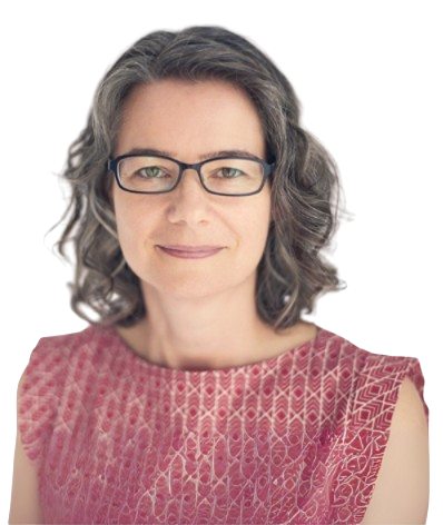 en Lumanlan smiles at the camera wearing glasses and a red patterned sleeveless top