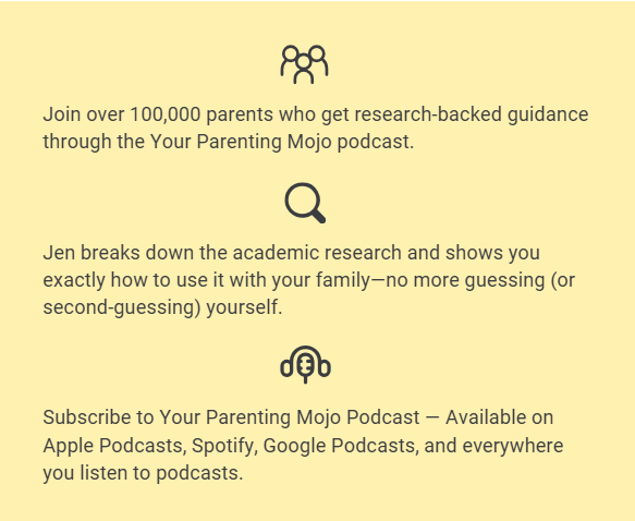 A diagram with three overlapping circles asking "Struggling with your child's behavior?" with questions including "Why won't my child listen?", "How can I build confidence and resilience as a parent?", "Why does my child keep repeating the same difficult behavior?", "How can I interrupt patterns of generational trauma?", and "Why do I get triggered when my child acts out?"