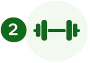 Visit the gym and get started step icon for Helfi gym in Woolloongabba Brisbane