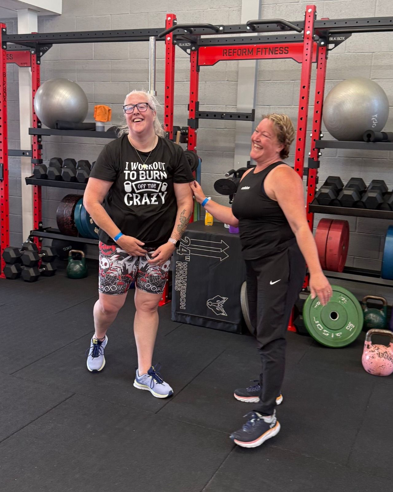 Reform Fitness members enjoying their training