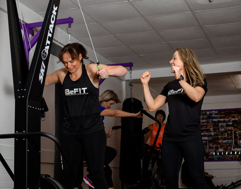 Women Training Larne Gym