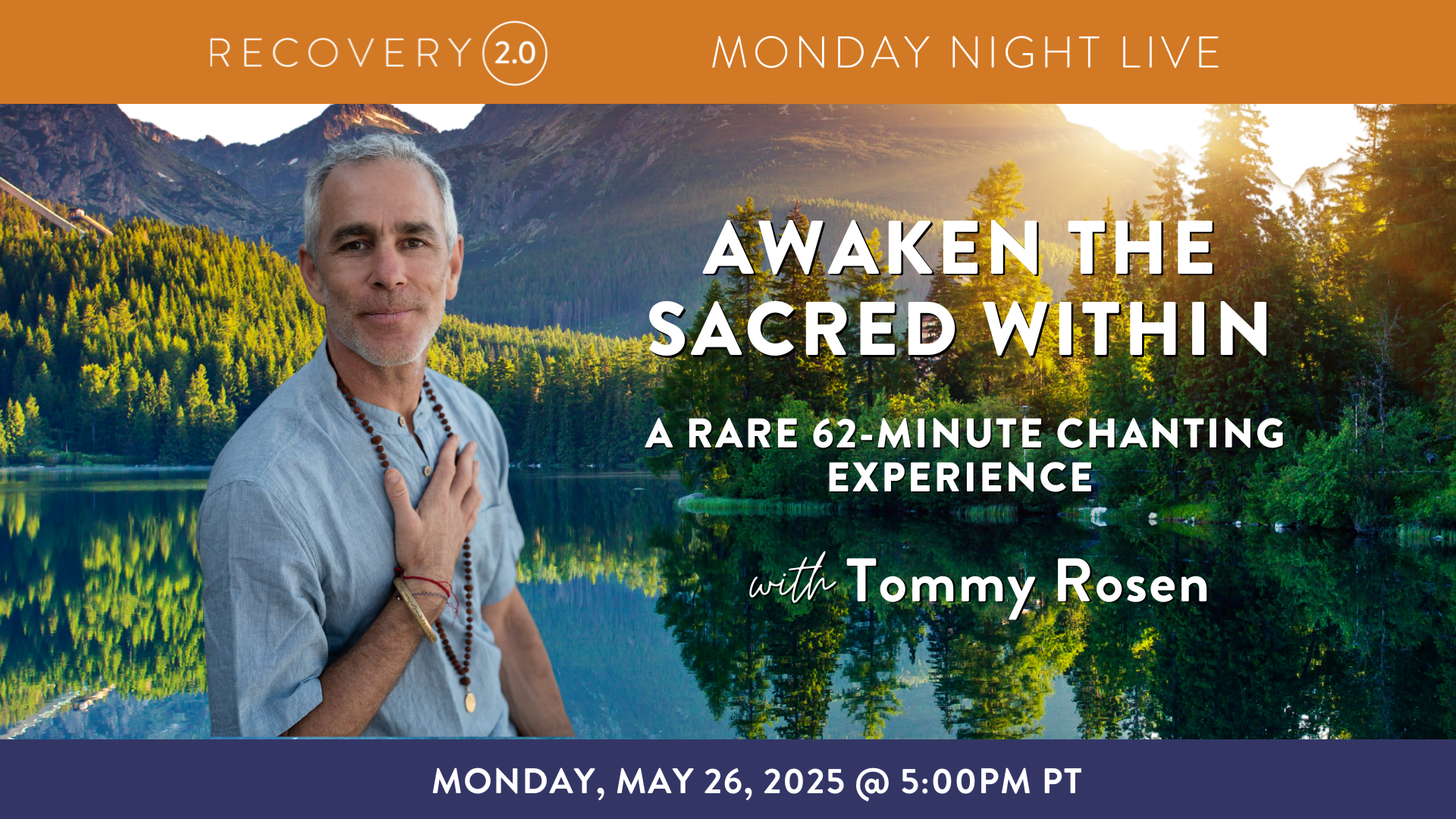Join Tommy Rosen for a special Monday Night Live