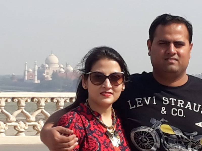 Nazia and Misbahul, happy couple redirected by Rasti Vaibhav, founder of Get RARE Properties, to the right path of property investment