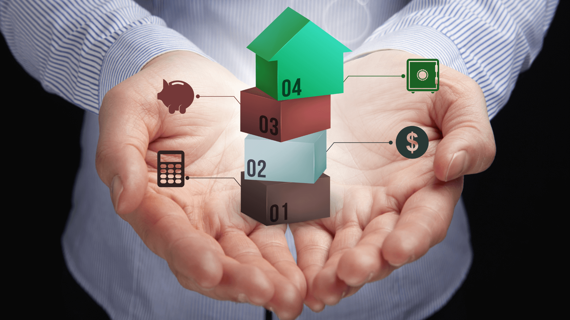 An infographic or pathway image illustrating the steps in the property investment journey, from initial research to purchasing and managing a property.