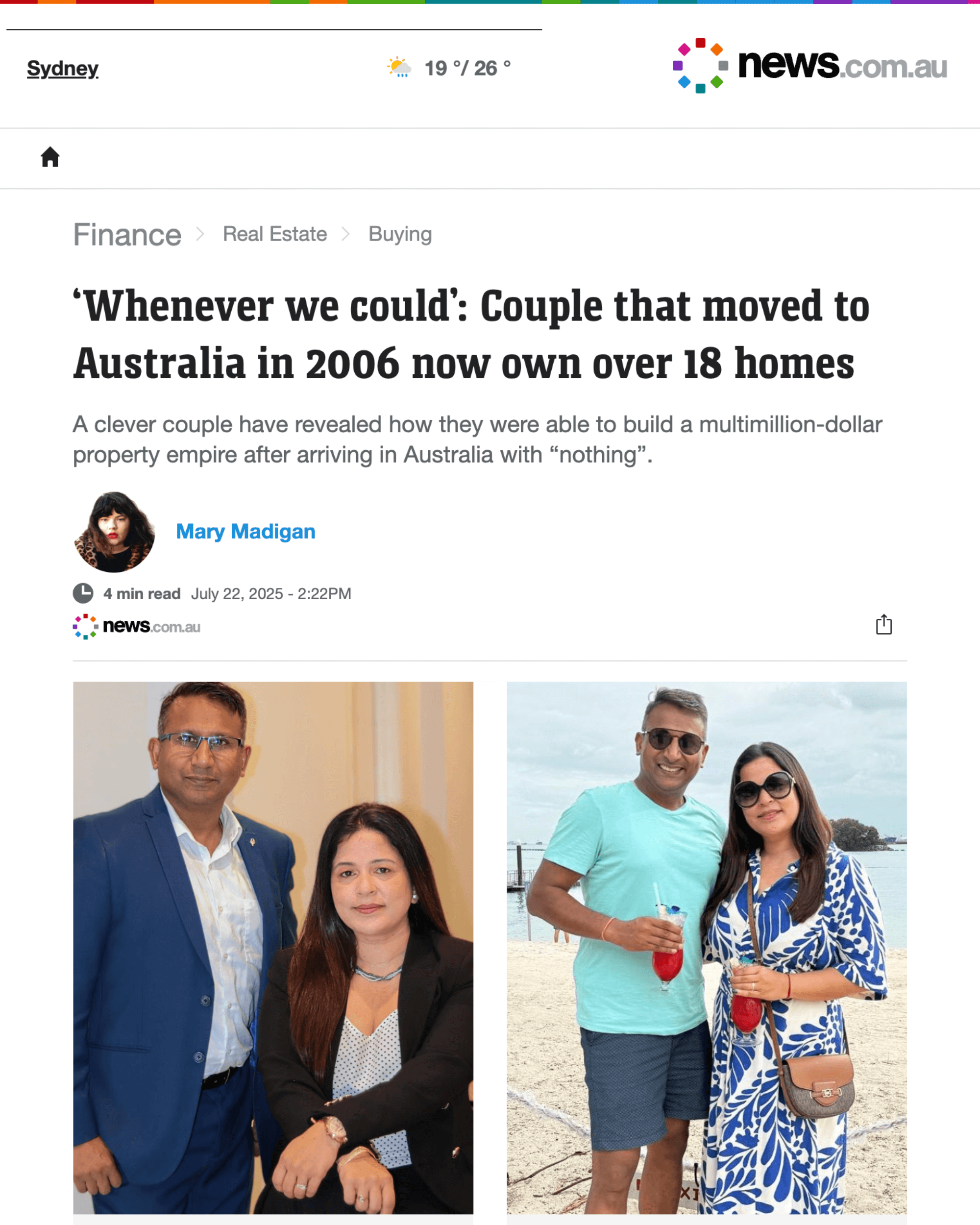 Get RARE Properties featured in the news.com.au