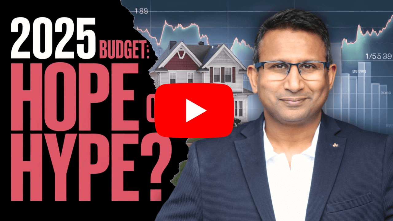 Thumbnail image for video titled "2025 Budget vs Reality: What It Really Means for Property Investors", showing play icon and text “Hope or Hype” with budget and housing elements.