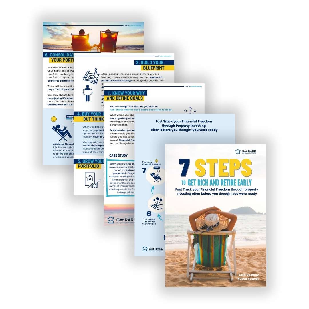 7 Steps to Get Rich and Retire Early | FREE eBook | Get RARE Properties | Independent Buyer's Agents | Buy Successful Investment Properties Australia-wide