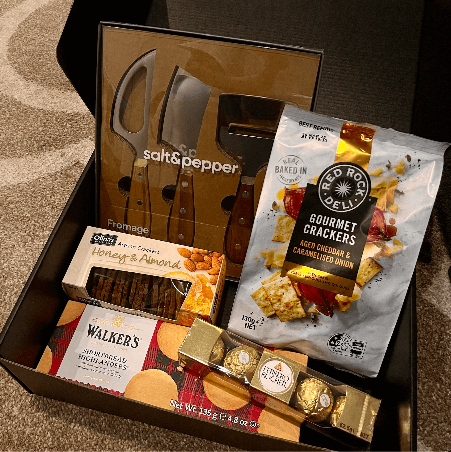 If you need to send a hamper to loved ones or staff in Sydney, we offer hampers Sydney for all occasions. Our popular Sydney gift hampers spread joy far and wide. View our bestselling range of hampers designed for special occasions and for all ages. From a birthday to luxurious Christmas hampers Sydney packed full of artisan and traditional Christmas foods, to newborn gift baskets from our range of baby hampers, through to corporate gift hampers delivered in Sydney to businesses of any size. We can also send fast and contactless lockdown hampers in Sydney metro and greater Sydney region to anyone in self-isolation. Choose a hamper Sydney residents will love. With our gift baskets, Sydney gift delivery options including same day shipping to the Sydney metro area, and next business day delivery, click and collect from our Sydney warehouse, and express shipping options for hampers in NSW. Our fast and free standard gift basket delivery Australia-wide is also available. 