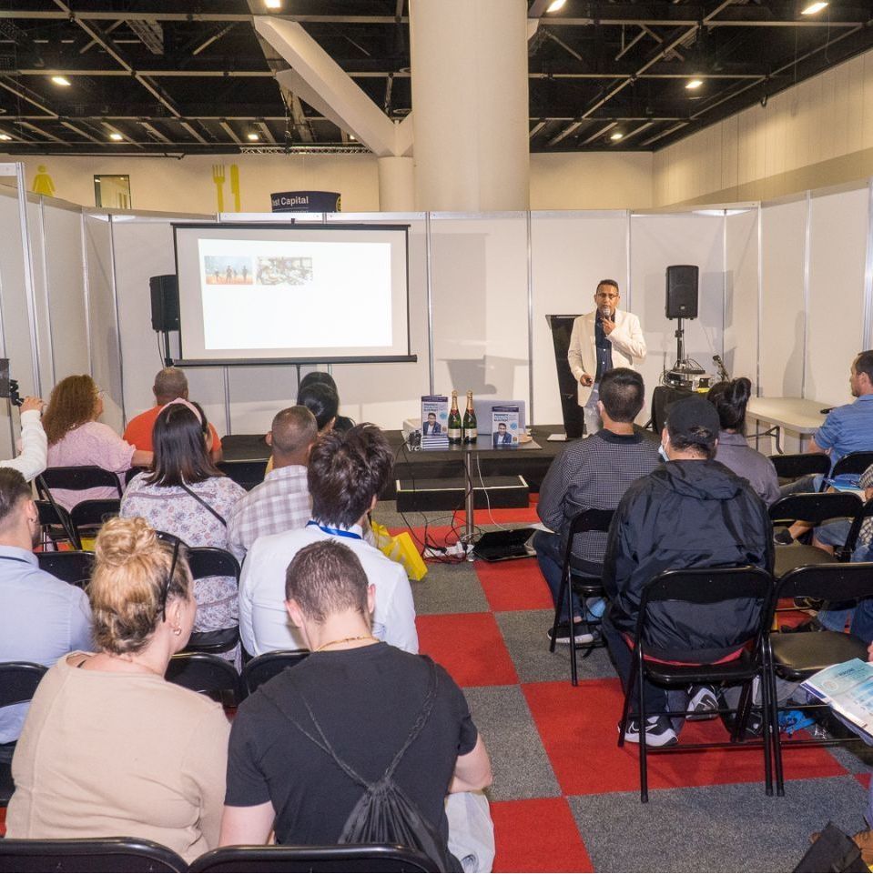 Rasti Vaibhav presenting a FREE seminar to a group of investors, empowering them to make informed decisions and take strategic action in the Australian Property Market