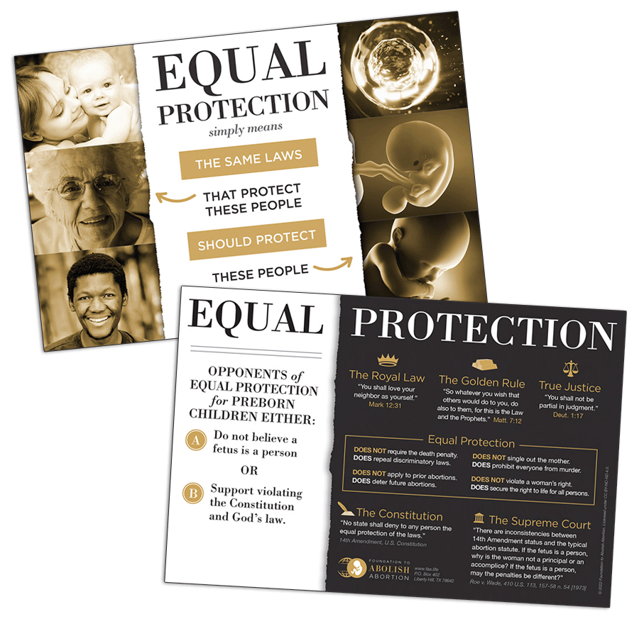 Equal Protection postcard