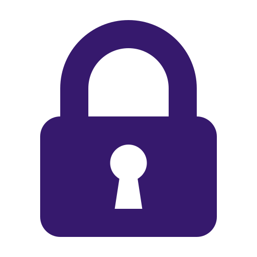 Padlock icon – safe and secure business support