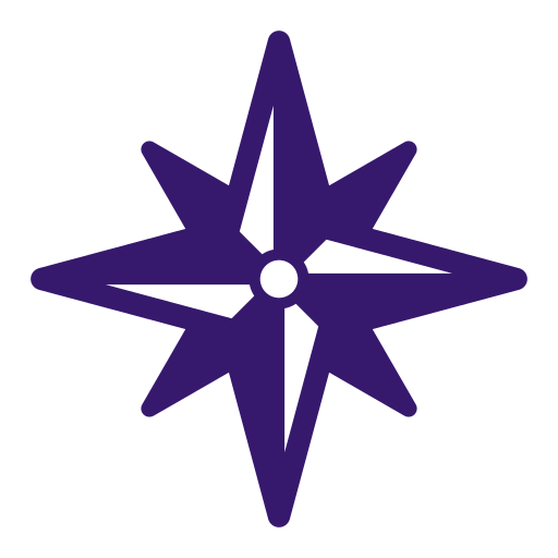Compass star icon – guidance for creative business owners