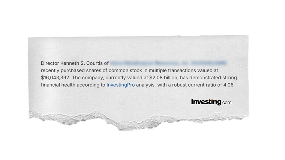 Kenneth Cortis insider buy filing
