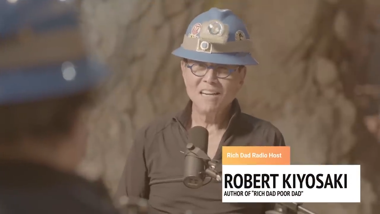 Robert Kiyosaki in goldmine