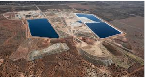 Uranium processing facility - aerial view
