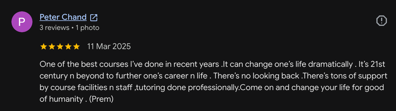 Google review EAWTC