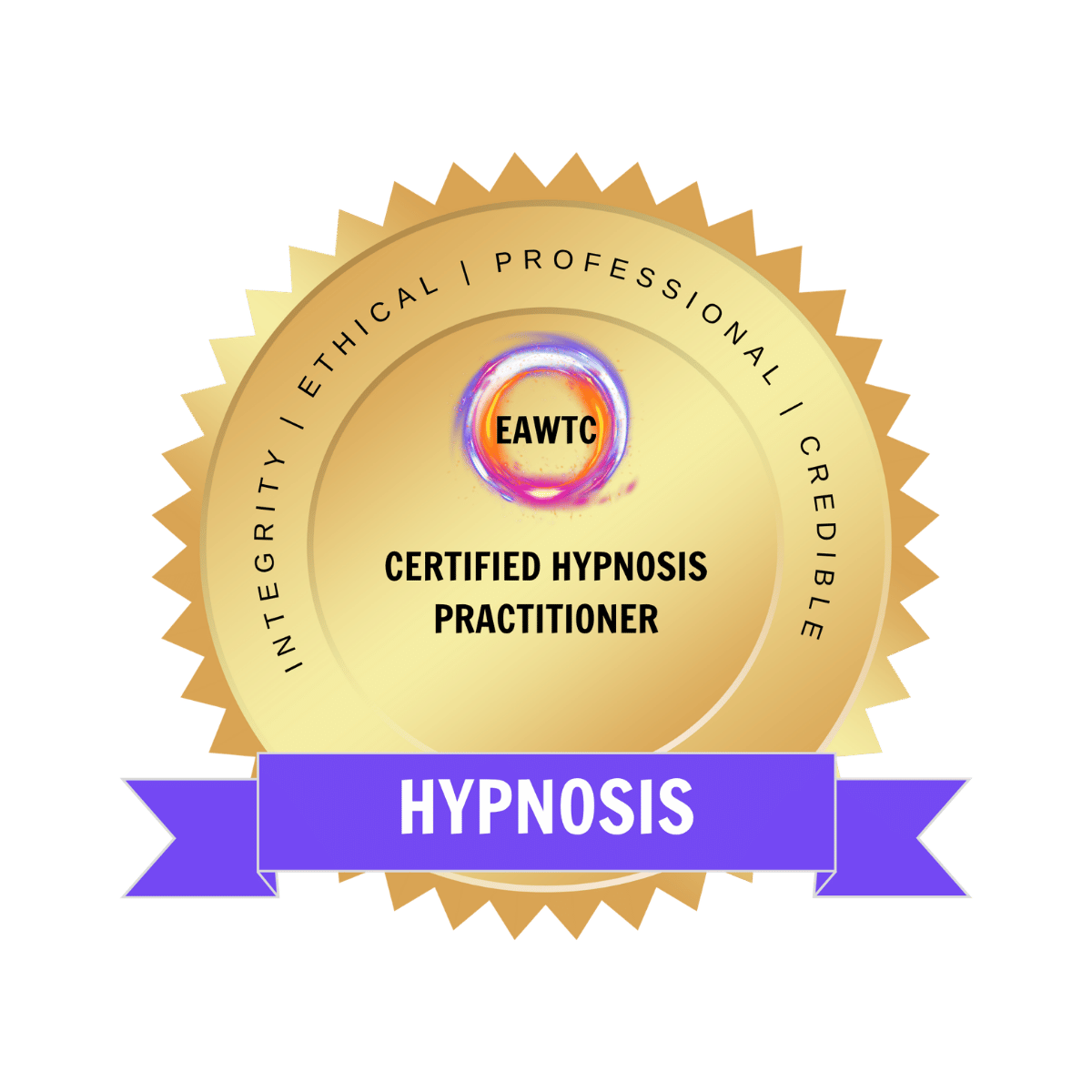 Hypnotherapy Certification Badge
