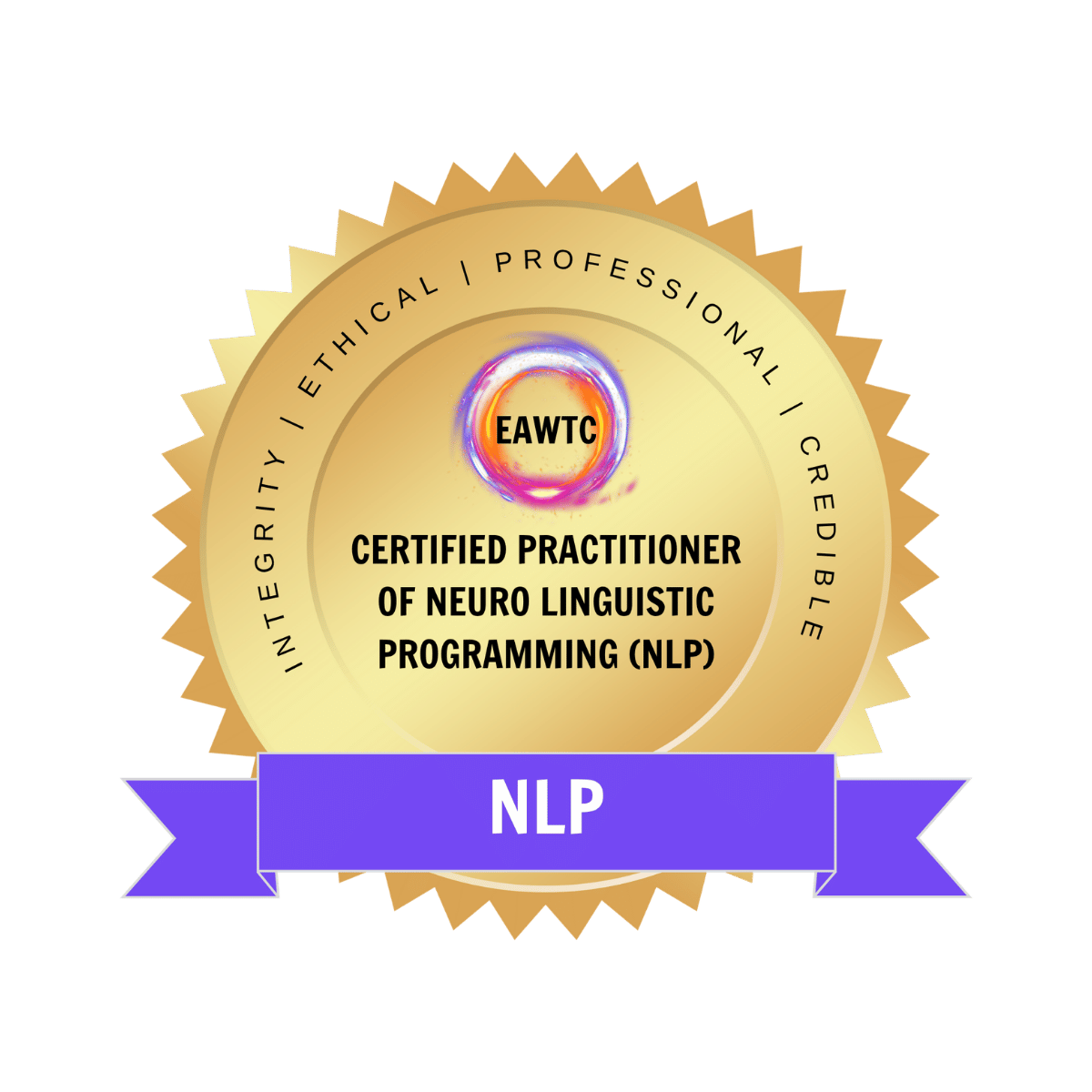 NLP Practitioner Certification Badge