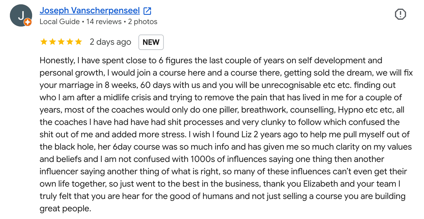 Google review EAWTC