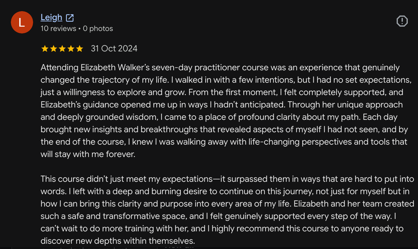 Google review EAWTC