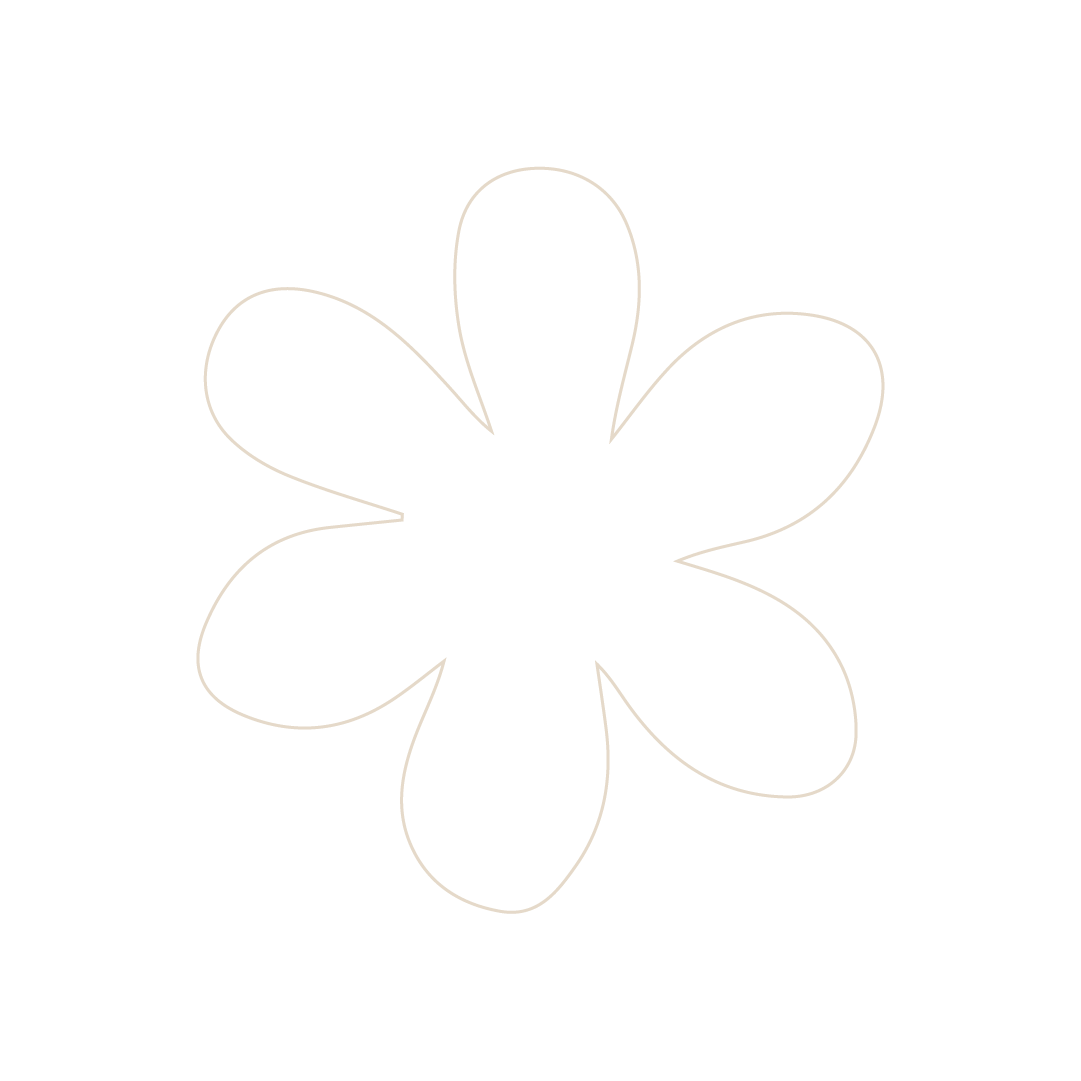 Стилизованный цветочный символ, олицетворяющий медитацию и осознанность в серии "Искусство самокоучинга"