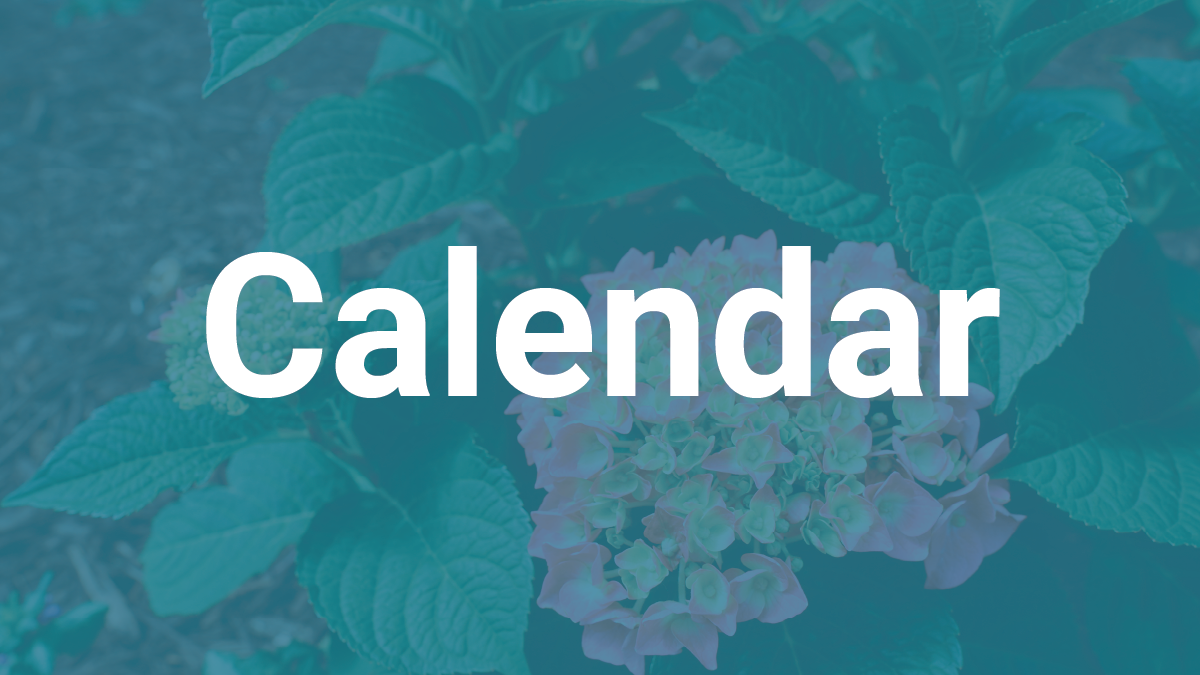 Calendar of Events