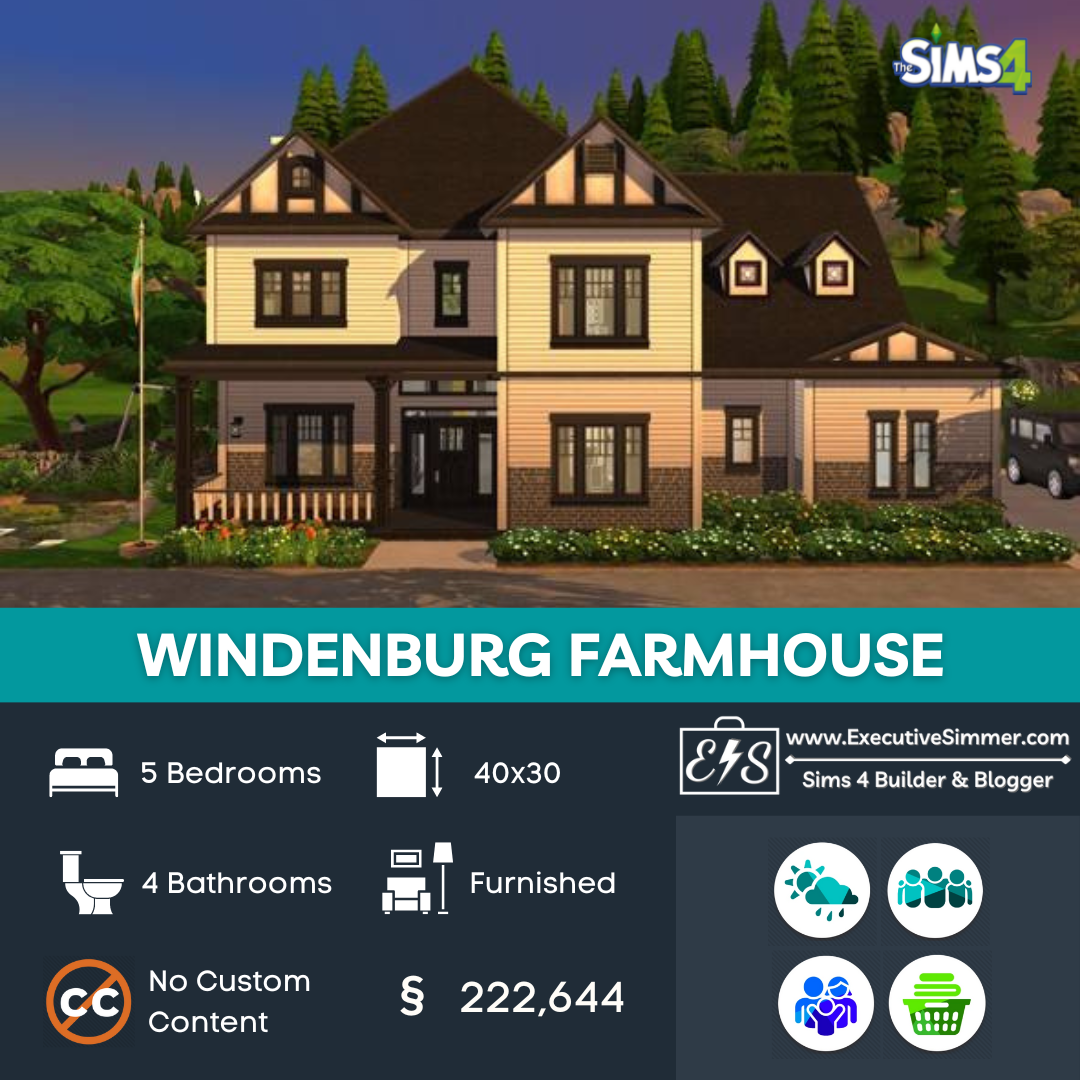 the sims 4 farm house