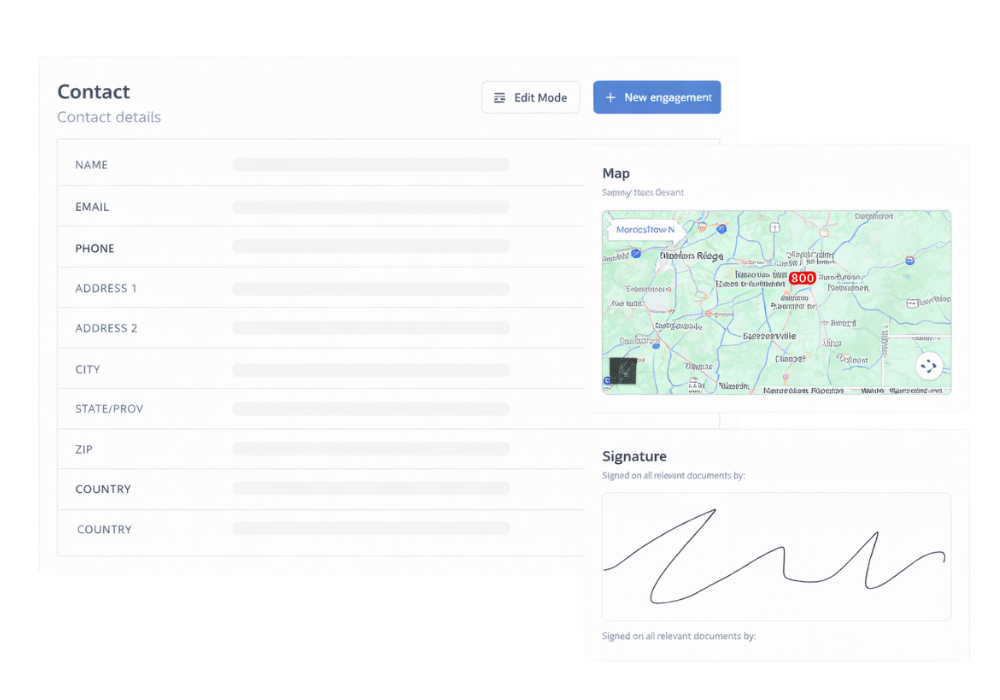 Accounts and patient panel