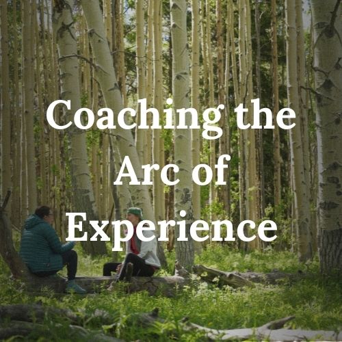 Module 4, Coaching the Arc of Experience: recognizing where a client is on the arc of transformation, from preparation through long-term integration.