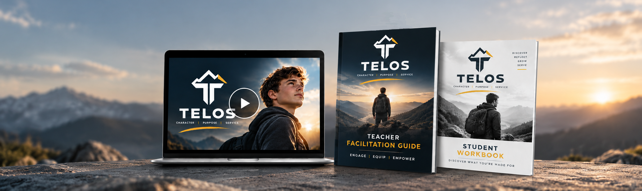 TELOS program resources – student video series, teacher facilitation guide and student workbook