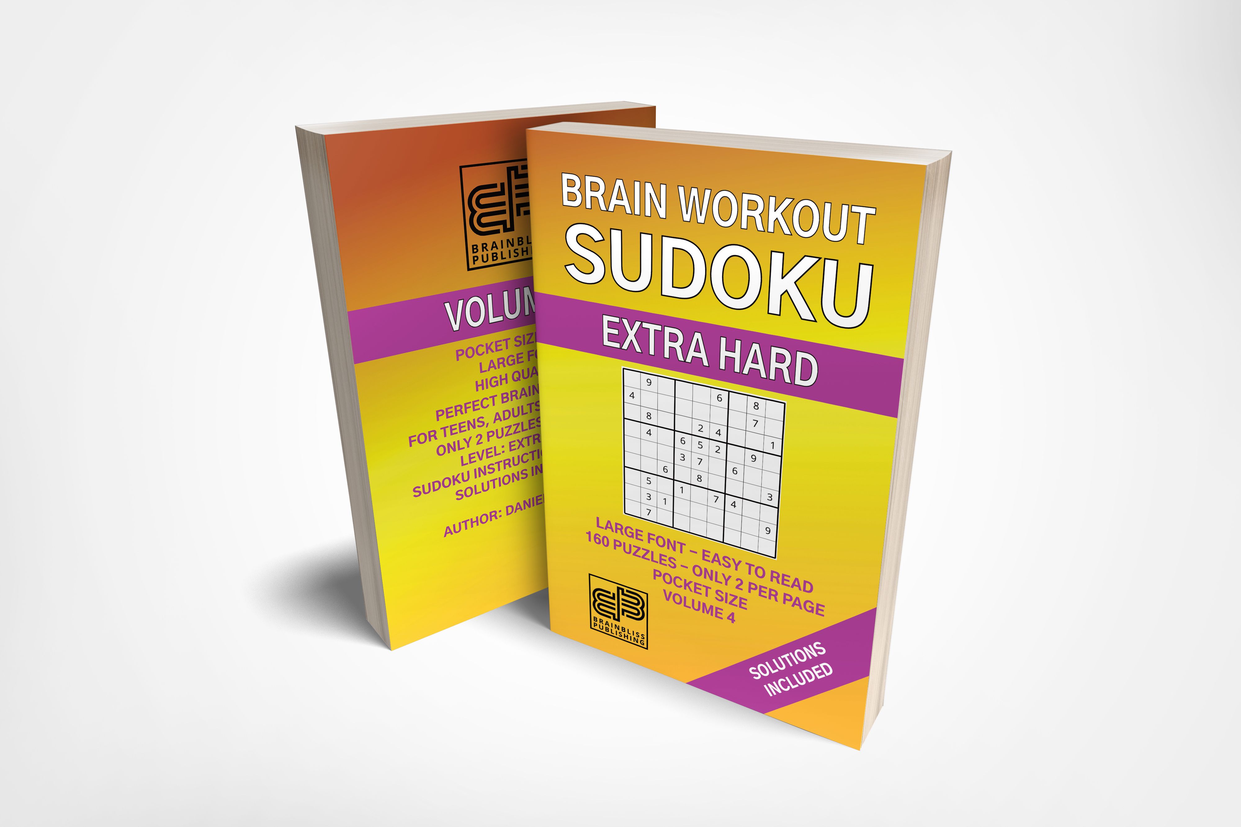 BRAINBLISS PUBLISHING - BRAIN WORKOUT - SUDOKU (extra hard): Volume 4