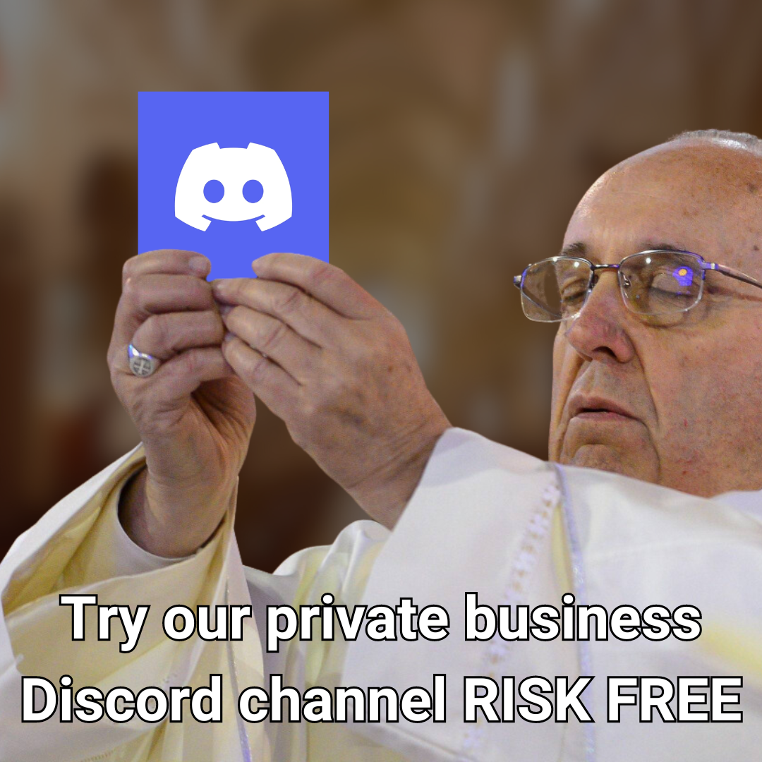Try our private Business Discord channel RISK FREE