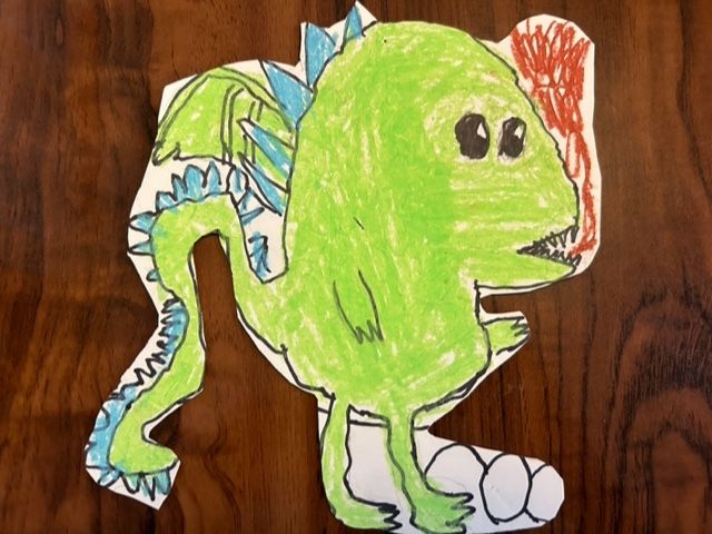 Drawing of a monster