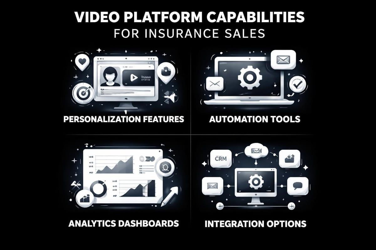 Insurance video platform features