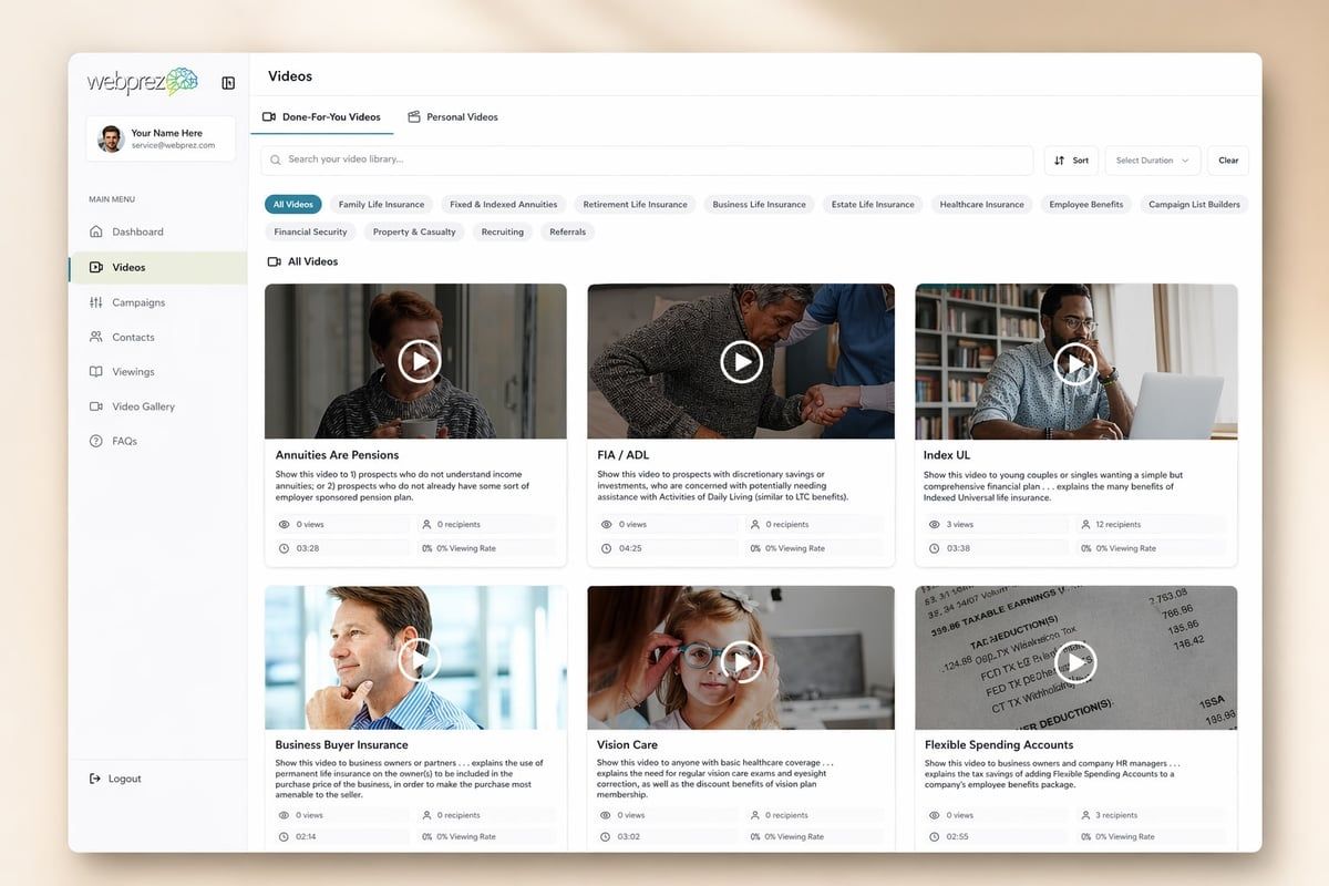 WebPrez Video Library - WebPrez