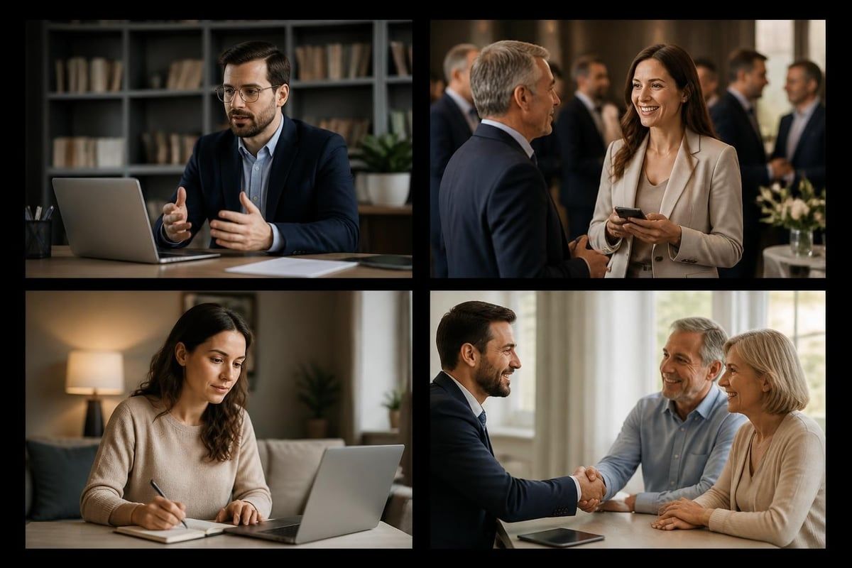 Financial advisor video types