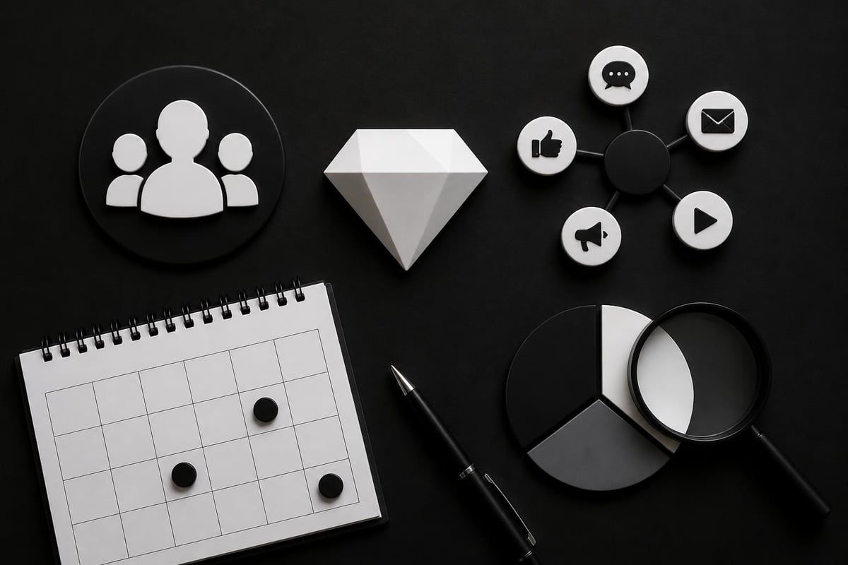 One-page financial advisor marketing plan
